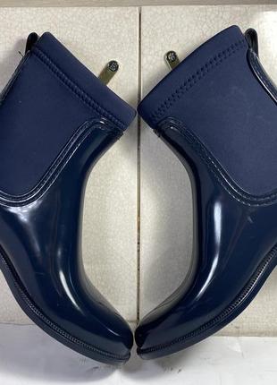 Tommy hilfiger rain boot ankle гумові чоботи 38 р 24 см оригінал5 фото