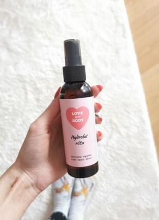 Гидролат из розы love your body спрей 125 мл