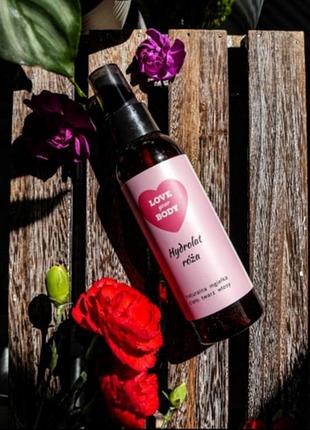 Гидролат из розы love your body спрей 125 мл