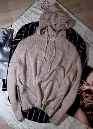 Худи альпака/шерсть h&m (xs-s)