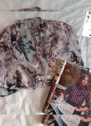 Шикарна шифонова блуза з трикотажної майкою-підкладкою пропонуйте свою ціну!!!