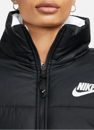 Куртка женская двусторонняя nike w nsw tf rpl clssc hd jkt venr оригинал8 фото