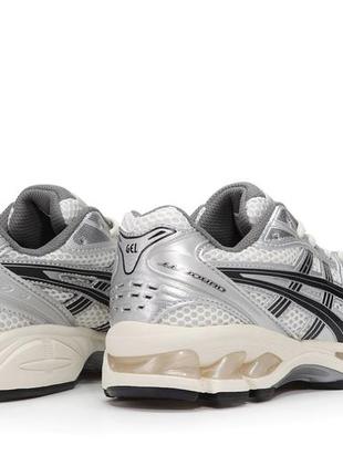 Мужские кроссовки asics gel-kayano 14 white silver black 40-42-43-444 фото