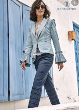 Jean 🦋👌💋джинсовая блуза в винтажном стиле8 фото