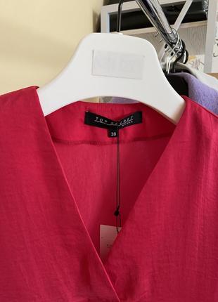Яскрава блузка сорочка рубашка кофта жата тканина top secret5 фото