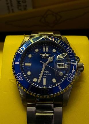 • часы invicta pro diver quartz blue dial.