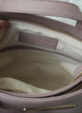 Pure luxuries сумка дуже гарного пудрово рожевого кольору.  натуральна шкіра.7 фото