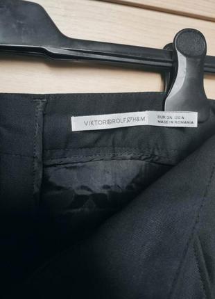Вовняні брюки штани із вовни 100% вовна із лампасами від victor & rolf 🍁 34eur/наш 38-40рр5 фото