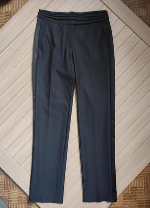 Вовняні брюки штани із вовни 100% вовна із лампасами від victor & rolf 🍁 34eur/наш 38-40рр8 фото