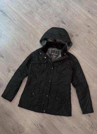 Barbour millfire wax jacket женская утепленная куртка вакс2 фото