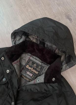 Barbour millfire wax jacket женская утепленная куртка вакс4 фото