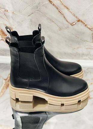 Сапоги / сапожки челси натур кожа / натур замша деми зима 36-43р все цвета