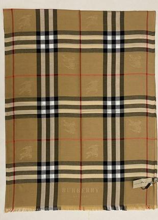 Палантин разные цвета burberry шарф в клетку платок