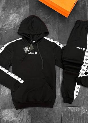 Мужской спортивный костюм / качественный костюм adidas lampas black на каждый день