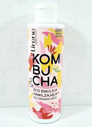 Увлажняющее молочко для снятия макияжа lirene kombucha, 200 мл2 фото