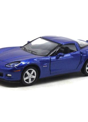 Машинка металева chevrolet corvette z06 2007 сапфір