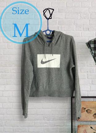 Женская худи nike w nsw hoodie swsh grey, (р. m)