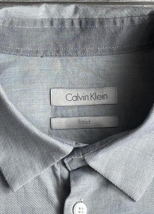 Сорочка\рубашка calvin klein galip fitted shirt3 фото