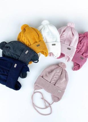 Шапка зимова на флісі