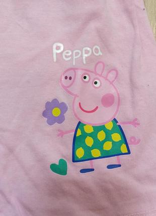 Детский костюм футболка и шорты peppa pig4 фото