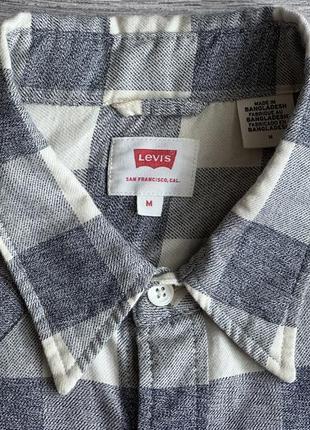 Сорочка\рубашка levis barstow western flannel shirt5 фото