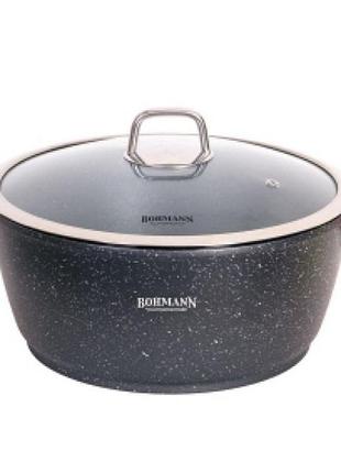 Кастрюля с мраморным покрытием bohmann bh-7350-36 36 см 13 л