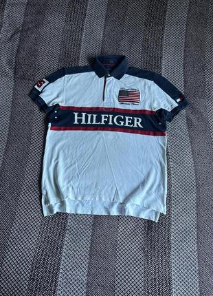 Tommy hilfiger vintage custom fit поло оригинал бы в