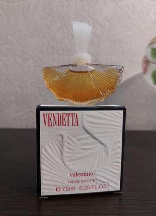 Vendetta donna valentino, edt, оригинал,винтаж редкость, миниатюра, vintage1 фото