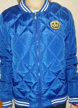 Куртка бомбер м размер новая!