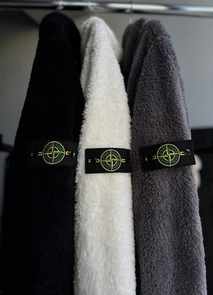 Топовая кофта худи stone island// 100% коттон + лого