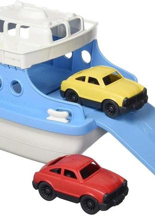 Green toys ferry boat, blue/white cb - удавана гра, моторика, дитяча іграшка для купання. без bpa, фталатів, пвх.