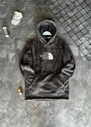 Кофта худи тhe north fase\ коттон+лого вышивка