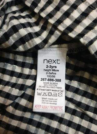 Платье в клеточку next, zara  anni h&m  primark, palomino, disney, c&a  f&f  tu,george4 фото