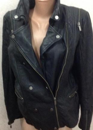Куртка кожа le reduitнешний 16 эвро 46
