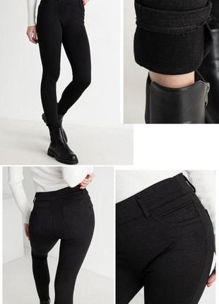 Джегінси, джинси з поясом на гумці зимові жіночі на флісі, є великі розміри bszz