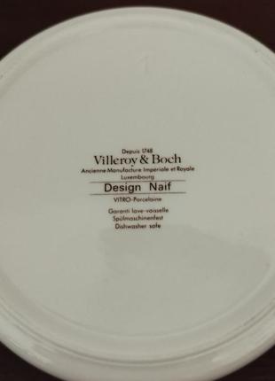 Коллекционная конфетница,сахарница, шкатулка villeroy & boch "design naif" (ноев ковчег)luxembourg.3 фото