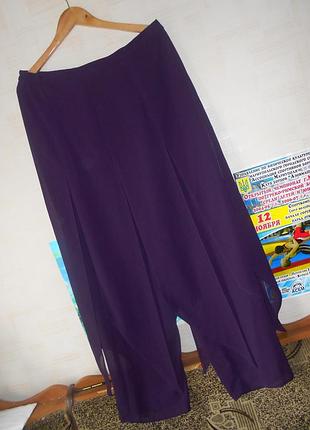 Легкі брюки з фалдами - 50-52-54 р