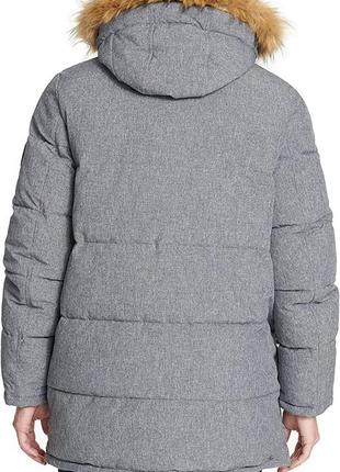 Мужская длинная зимняя парка tommy hilfiger arctic cloth heavyweight performance parka2 фото