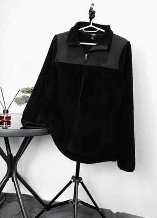Куртка ветровка шубка флис флисовая fila свитер свитшот кофта толстовка худи реглан