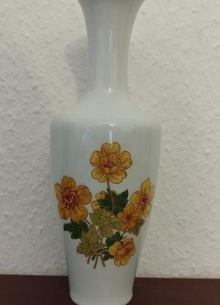 Красивая немецкая ваза royal bavaria "цветы"германия 70-80 хх.гг.
