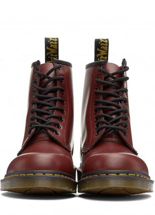 Черевики dr. martens 1460 cherry red smooth4 фото