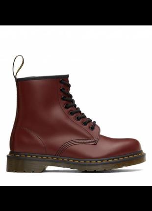 Черевики dr. martens 1460 cherry red smooth