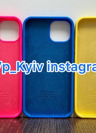 Чехол iphone 15 / 14 / 13 full silicone case чохол айфон7 фото