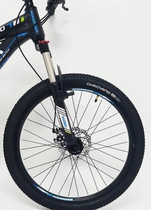 Велосипед горный  спортивный  "s200 hammer" колёса 24 дюйм х2,25, рама 142 фото