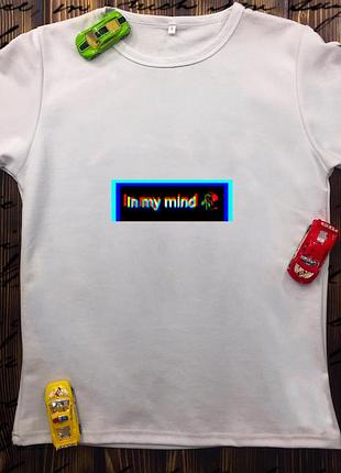 Мужская футболка с принтом - in my mind…