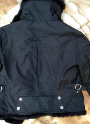 Куртка демисезонная christian dior, чёрная3 фото