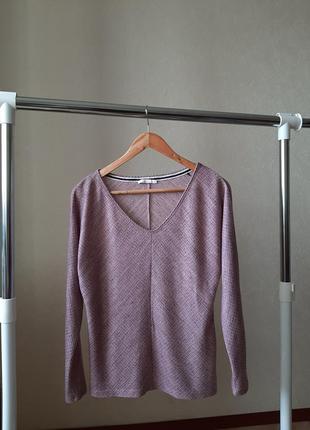 Кофта edc лилового цвета, очень красивая текстура ткани