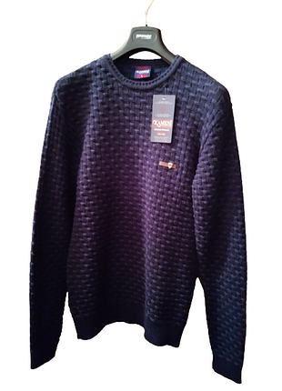 Светр, джемпер kameni, синій джинс, чоловічий