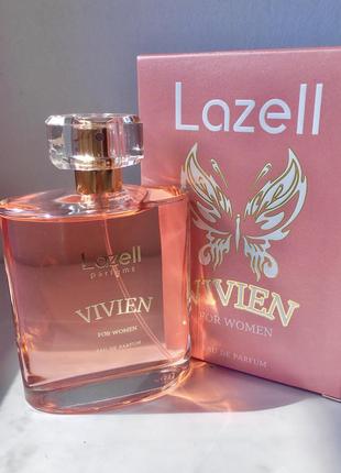 Lazell vivien парфумована вода 100 ml мл квіткова шипрова жіноча (духи парфумів для жінок)2 фото