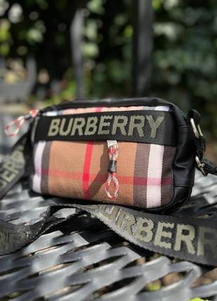 Мужская сумка кросс-боди burberry в клетку повседневная, мужские городские сумки классическая сумка